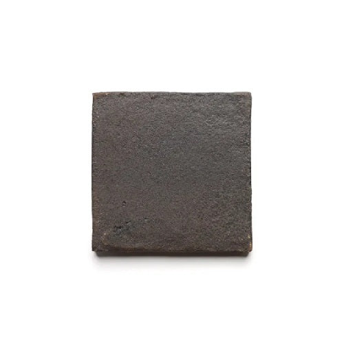 Full Tile Sample - Cotto Oscura Clay Tile - 4" x 4" x 5/8" Glazed
