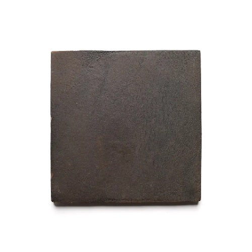 Full Tile Sample - Cotto Oscura Clay Tile - 8" x 8" x 5/8" Glazed