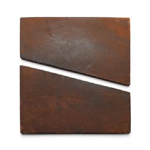 Full Tile Sample - Cotto Toltec Madera Clay Tile - 13" x 13" x 5/8" Glazed