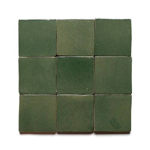 Full Tile Sample - Cotto Valverde Clay Tile - 4" x 4" x 5/8" Gloss & Satin