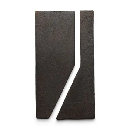 Full Tile Sample - Cotto Zocalo Oscura Clay Tile - 6.5" x 13" x 5/8" Glazed
