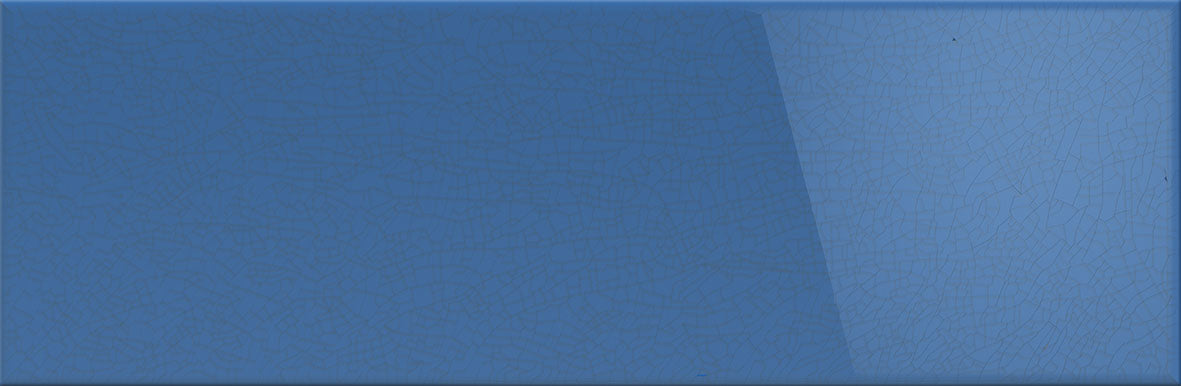 Full Tile Sample - Crackle Electric Porcelain Tile - 4" x 12" x 3/8" Glossy