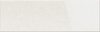 Full Tile Sample - Crackle White Porcelain Tile - 4" x 12" x 3/8" Glossy