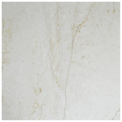 Full Tile Sample - Crema Fantasy Marble Tile - 18" x 18" x 1/2" Polished