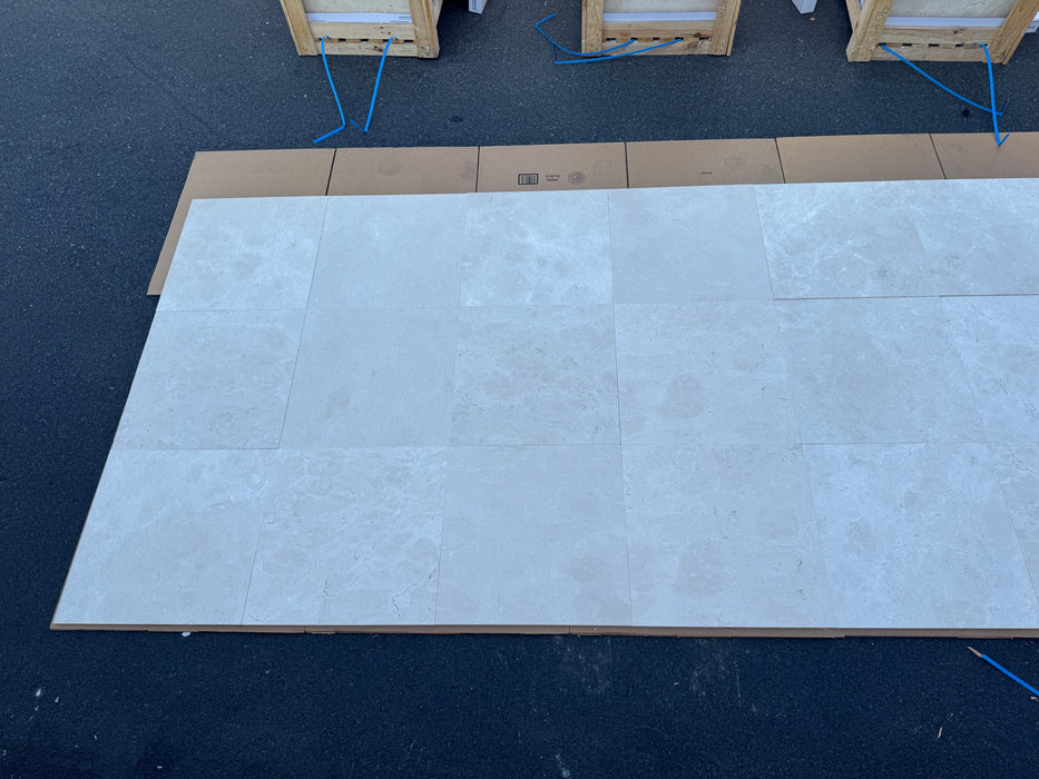 Crema Marfil Marble Tile Honed 1
