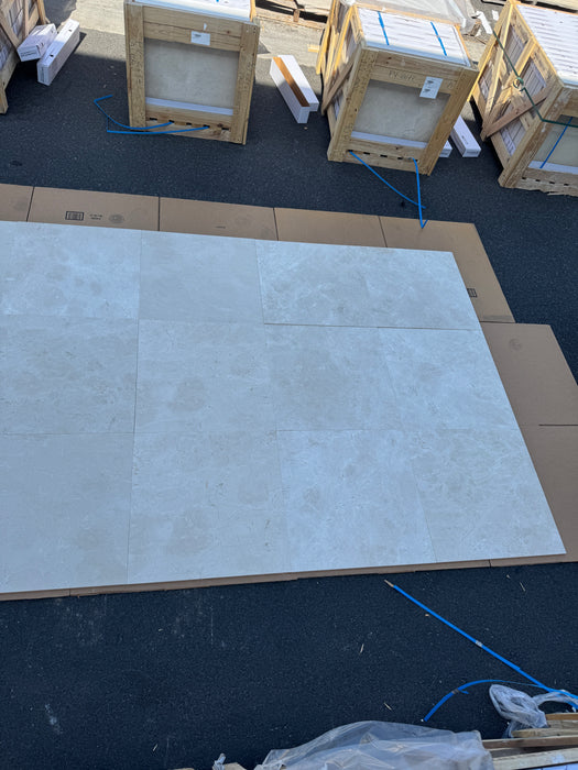 Crema Marfil Marble Tile Honed 2