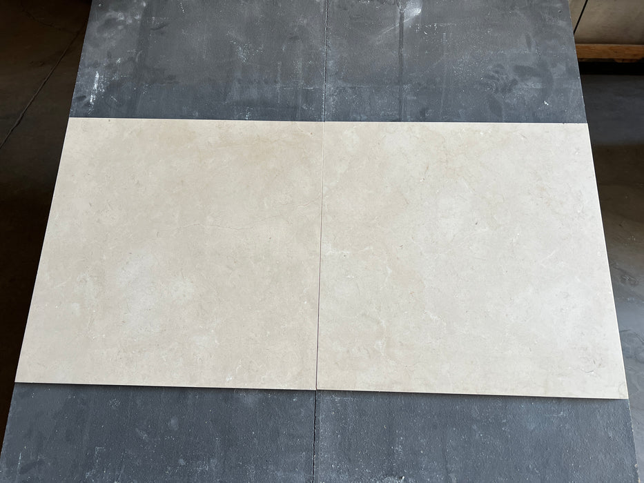 Crema Marfil Marble Tile - Honed