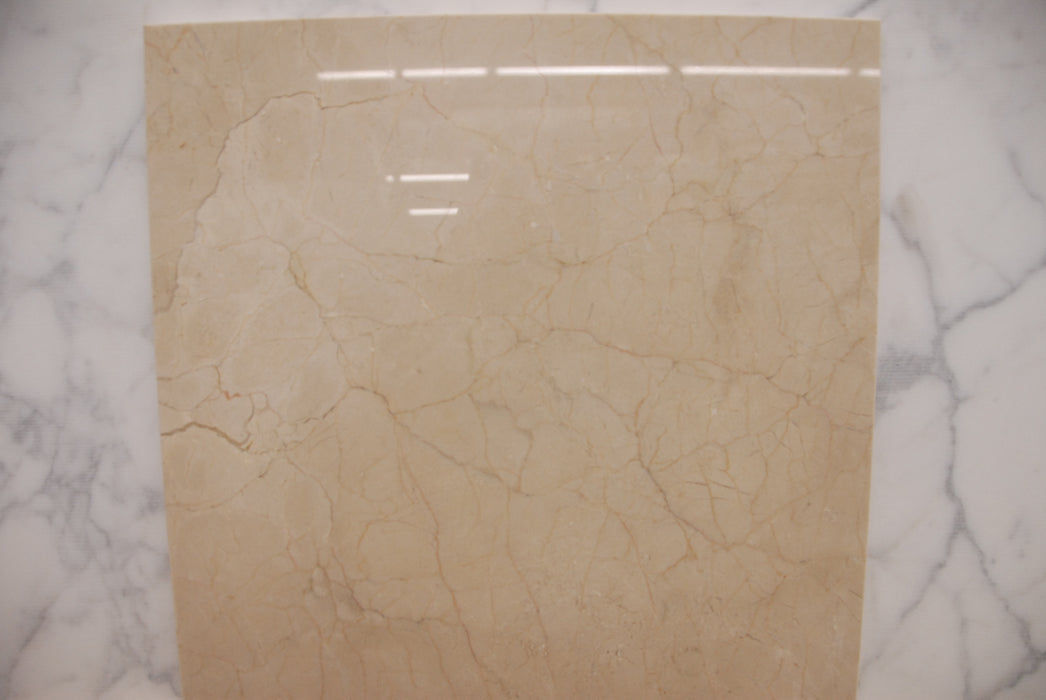 Crema Marfil Select Marble Tile Honed 4