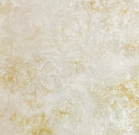 Crema Oro Polished Limestone Tile - 18" x 18" x 3/8"