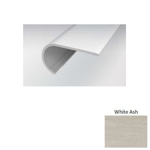 Cyrose Vinyl White Ash CY30 Round Stair Nose Matte 1