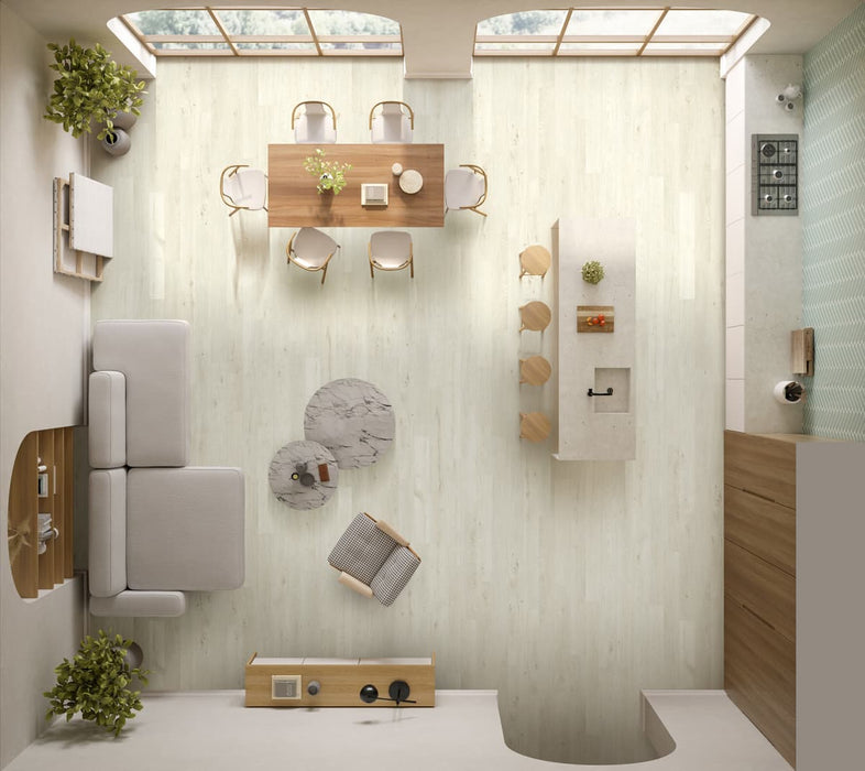 Nurture Vinyl Seamist 6002 Vinyl Tile Embossed 4