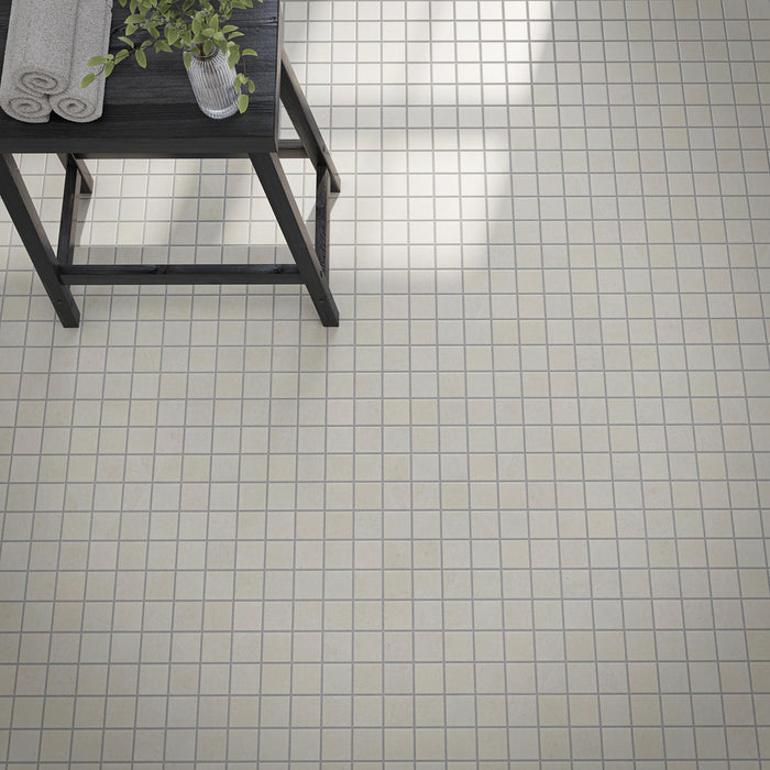 Exposition Chalk Porcelain Mosaic - 2" x 2"