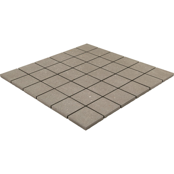 Exposition Greige Porcelain Mosaic - 2" x 2"