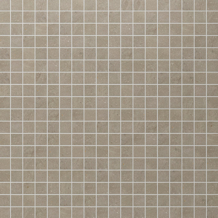 Exposition Greige Porcelain Mosaic - 2" x 2"