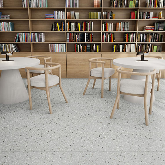 Multimedia Terrazzo Vinyl River MZ30 Vinyl Plank Embossed 2