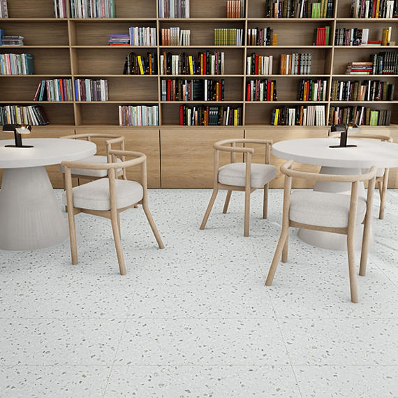 Multimedia Terrazzo Vinyl Stream MZ31 Vinyl Plank Embossed 2