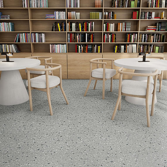 Multimedia Terrazzo Vinyl Delta MZ32 Vinyl Plank Embossed 2