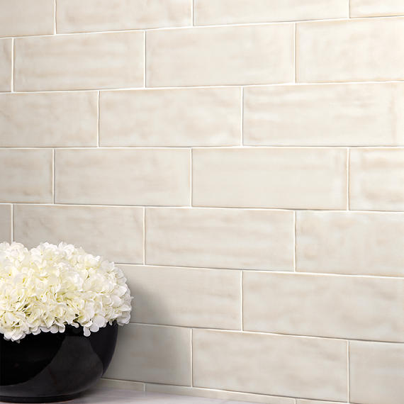 Nu Bare Travertine Bone Handcrafted NB03 Tile Glossy 2
