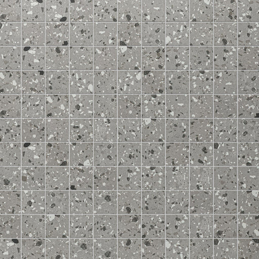 Poke Smoke Flecks Porcelain Mosaic - 3" x 3"