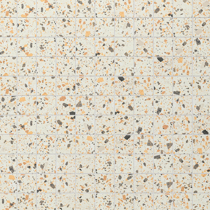 Poke Confetti Flecks Porcelain Mosaic - 3" x 3"
