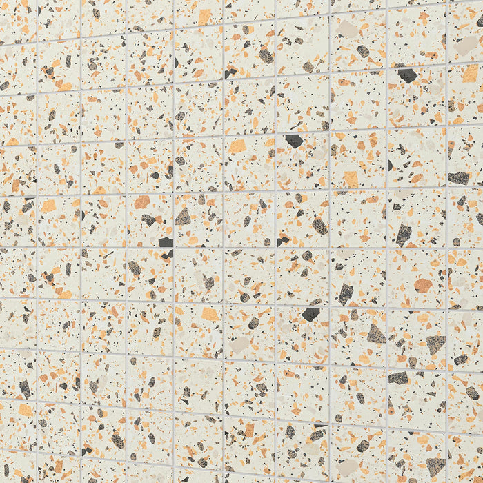 Poke Confetti Flecks Porcelain Mosaic - 3" x 3"