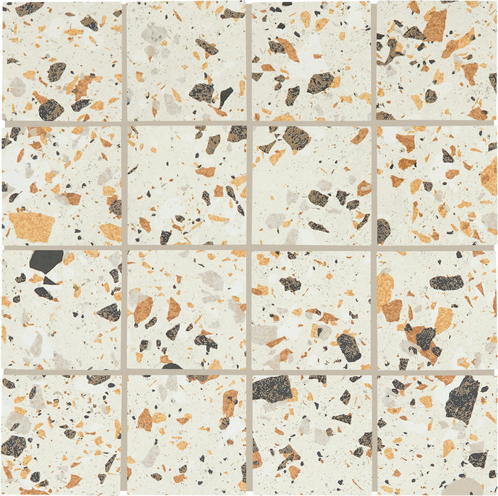 Poke Confetti Flecks Porcelain Mosaic - 3" x 3"