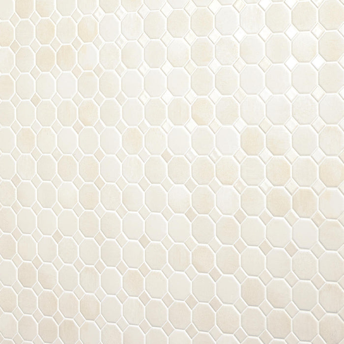 Relicca Pristine Ceramic Mosaic - 2" x 2" Octagon