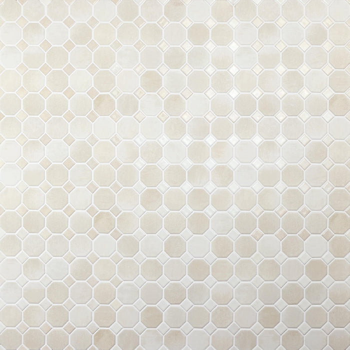 Relicca Deckle Ceramic Mosaic - 2" x 2" Octagon