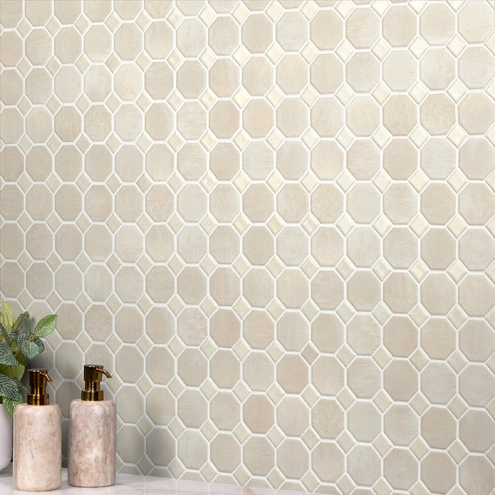 Relicca Unbound Ceramic Mosaic - 2" x 2" Octagon