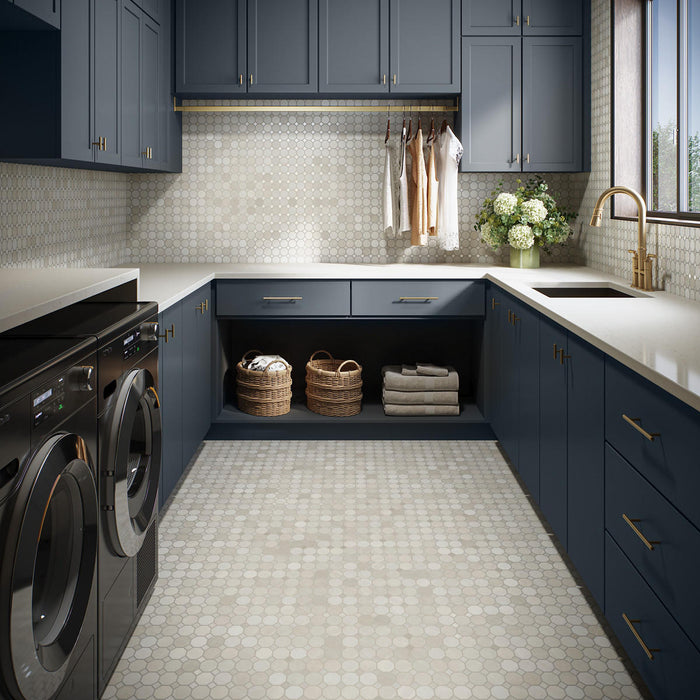 Relicca Deckle Ceramic Mosaic - 2" x 2" Octagon