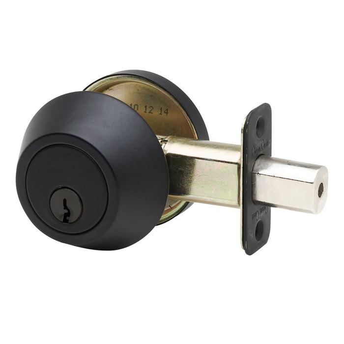Rustic Modern Zinc Black BC Deadbolt Black 1