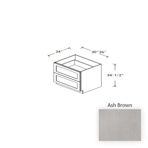 Sterfic SKU - VSB3621DR-ON. Oak. 36" x 34.5" Bathroom Vanity