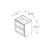 Sterfic SKU - VSB3621DR-ON. Oak. 36" x 34.5" Bathroom Vanity