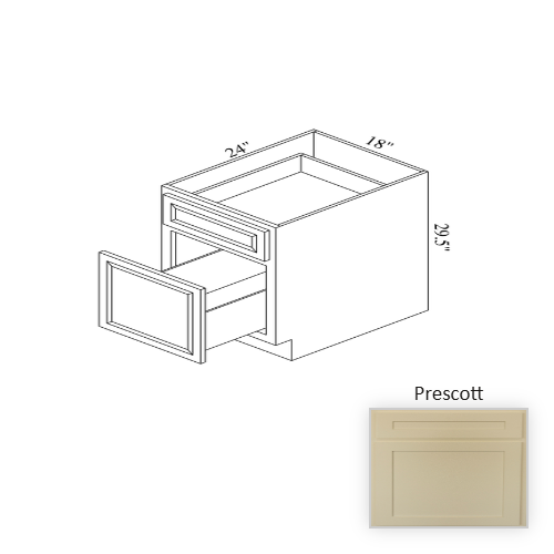 DBD18 Wood Prescott Base Cabinet Prescott 1