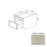 DBD18 Wood White Shaker Base Cabinet White Shaker 1
