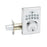 Fashion Zinc Polished Stainless PS Electronic Deadbolt Polished Stainless 2