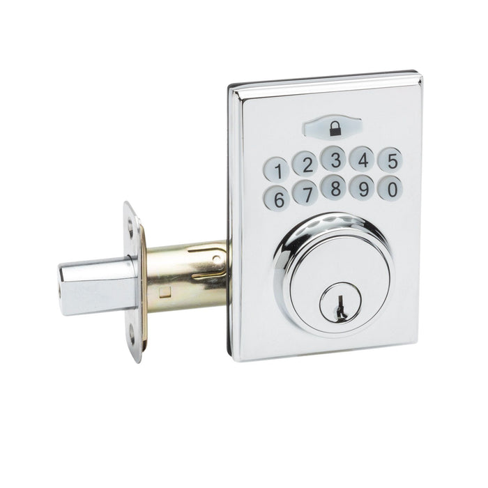 Fashion Zinc Polished Stainless PS Electronic Deadbolt Polished Stainless 2