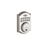 Heritage Zinc Satin Stainless SS Electronic Deadbolt Satin Stainless 2