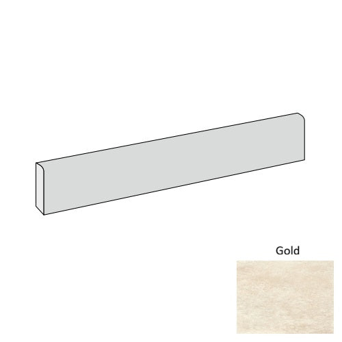 Dea Porcelain Gold DE12 Bullnose Natural 1