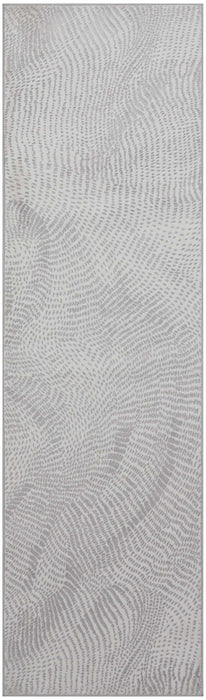 Central Park West Grey CEP01 Polyester Contemporary Area Rug - 6 Ft x 9 Ft