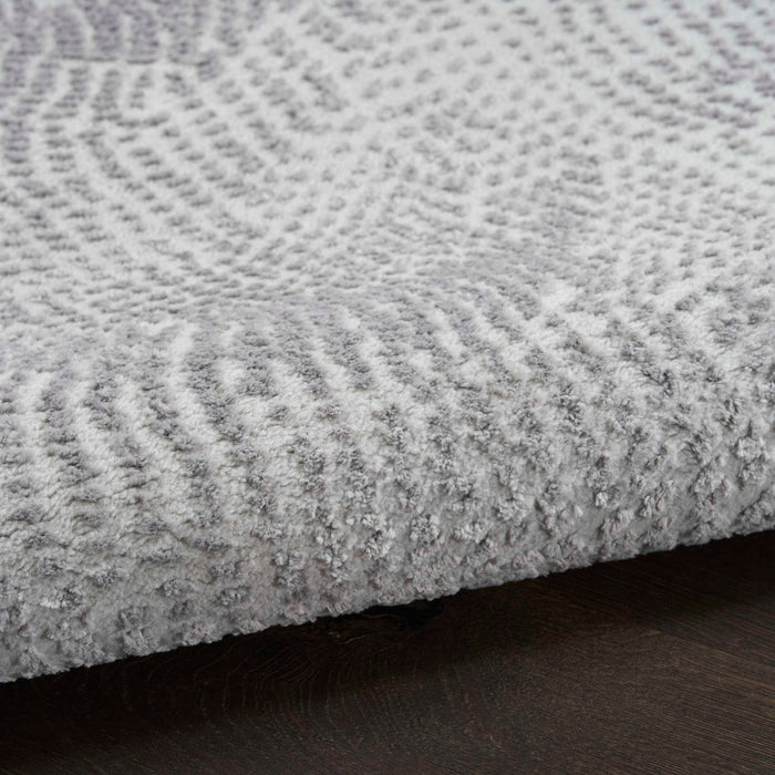 Central Park West Grey CEP01 Polyester Contemporary Area Rug - 9 Ft x 12 Ft