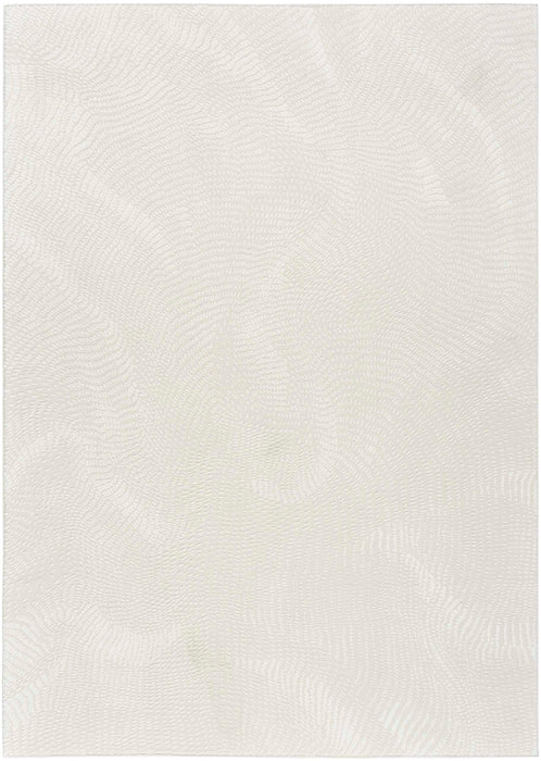 Central Park West Ivory CEP01 Polyester Contemporary Area Rug - 9 Ft x 12 Ft