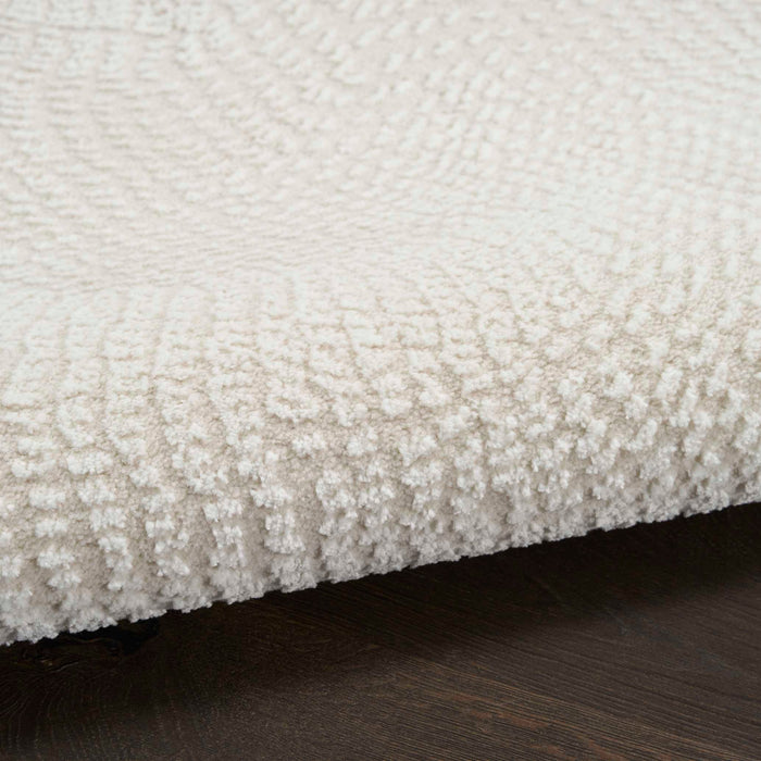 Central Park West Ivory CEP01 Polyester Contemporary Area Rug - 9 Ft x 12 Ft