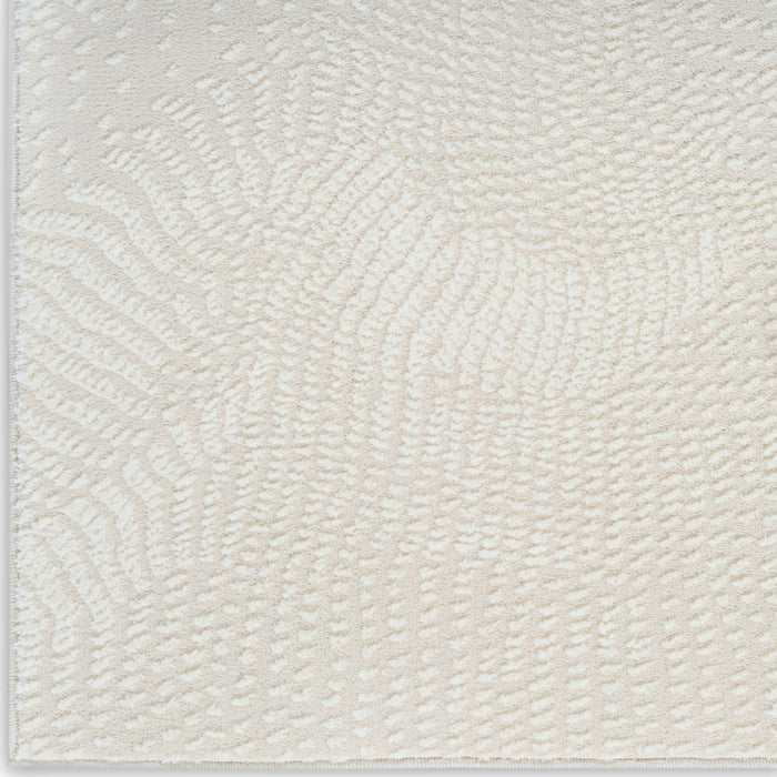 Central Park West Ivory CEP01 Polyester Contemporary Area Rug - 8 Ft x 10 Ft