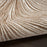 Central Park West Beige Brown CEP02 Polyester Contemporary Area Rug - 8 Ft Runner