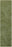 Central Park West Green CEP02 Polyester Contemporary Area Rug - 6 Ft Runner