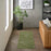 Central Park West Green CEP02 Polyester Contemporary Area Rug - 6 Ft x 9 Ft