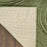 Central Park West Green CEP02 Polyester Contemporary Area Rug - 8 Ft x 10 Ft