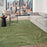 Central Park West Green CEP02 Polyester Contemporary Area Rug - 6 Ft x 9 Ft