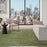 Central Park West Green CEP02 Polyester Contemporary Area Rug - 5 Ft x 7 Ft